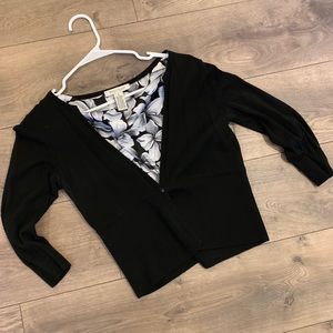 White House Black Market black cardigan